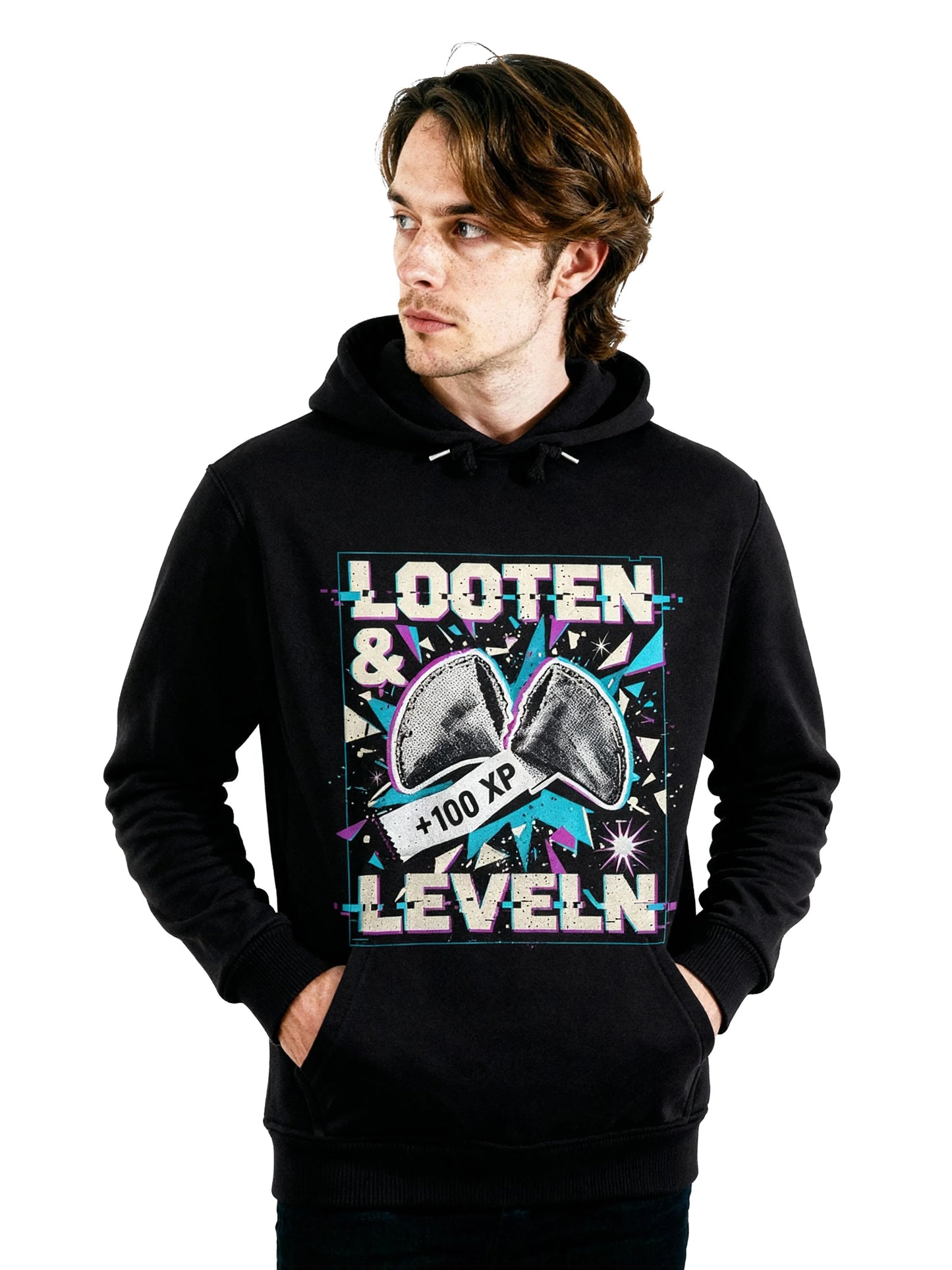 Looten & Leveln - Gaming Hoodie (Frontprint)