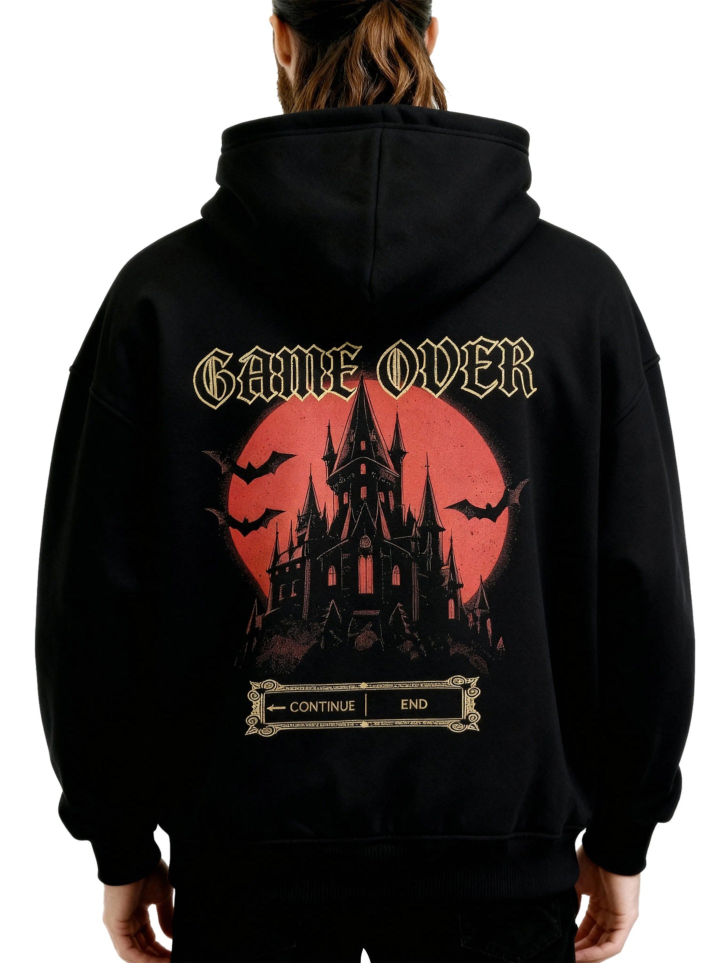 Game Over Castle - Oversized Gaming Hoodie