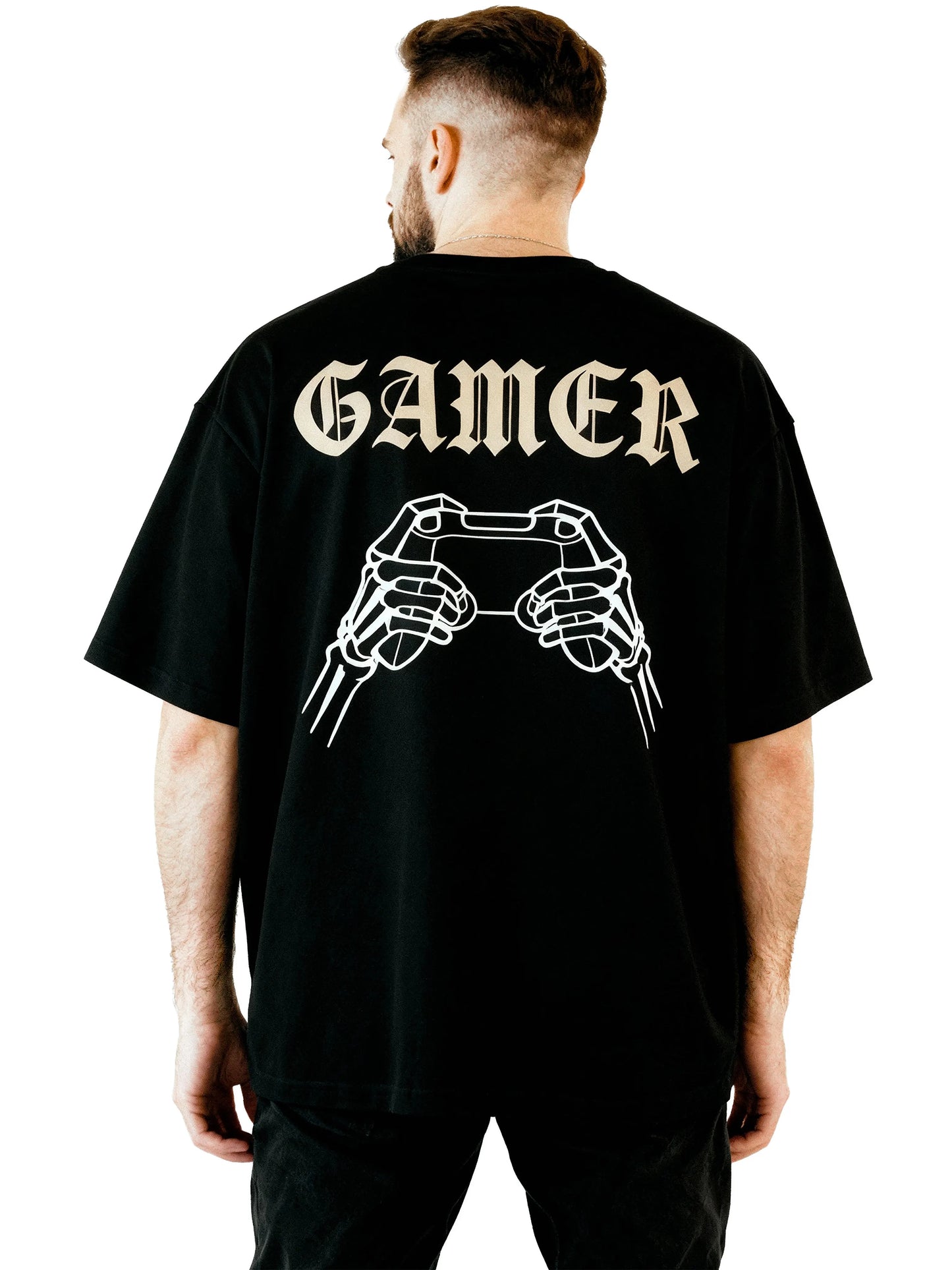 Gamer Skeleton Hands - Oversized Gaming Shirt
