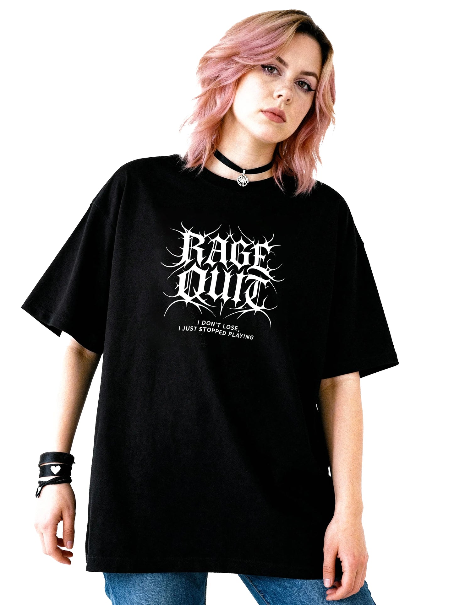 Rage Quit - Oversized Gaming Shirt
