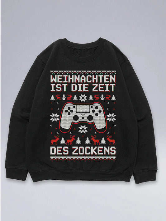 Weihnachten ist die Zeit des Zockens Controller - Ugly Christmas Sweater für Gamer
