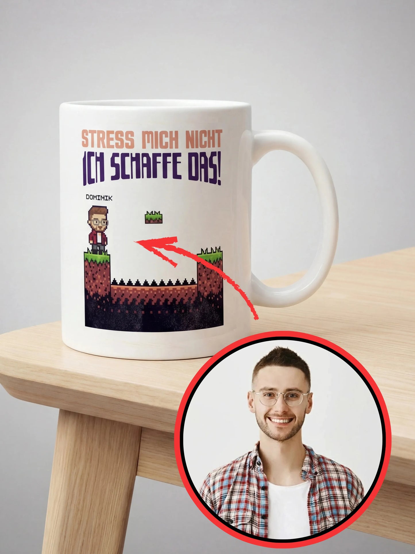 Stress Mich Nicht - Personalisierte Gaming Tasse