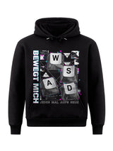 Bewegt Mich WASD - Gaming Hoodie (Frontprint)