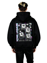 Bewegt Mich WASD - Oversized Gaming Hoodie (Backprint)