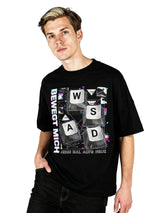 Bewegt Mich WASD - Oversized Gaming Shirt (Organic)