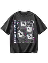 Bewegt Mich WASD - Oversized Gaming Shirt