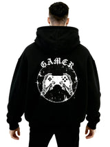 Gamer X-Ray Hands - Oversized Gaming Hoodie (Backprint)