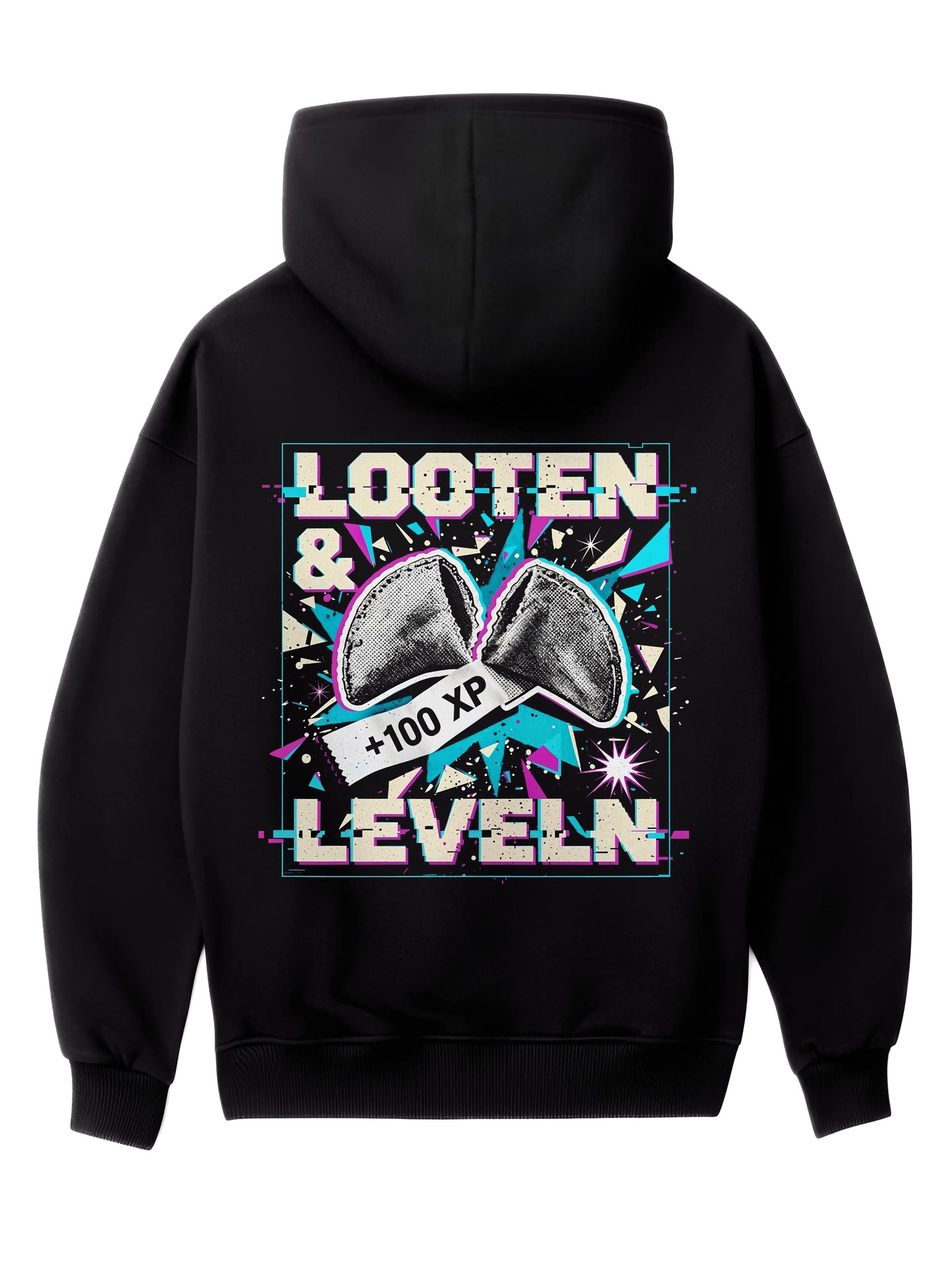 Looten & Leveln - Oversized Gaming Zipper Hoodie