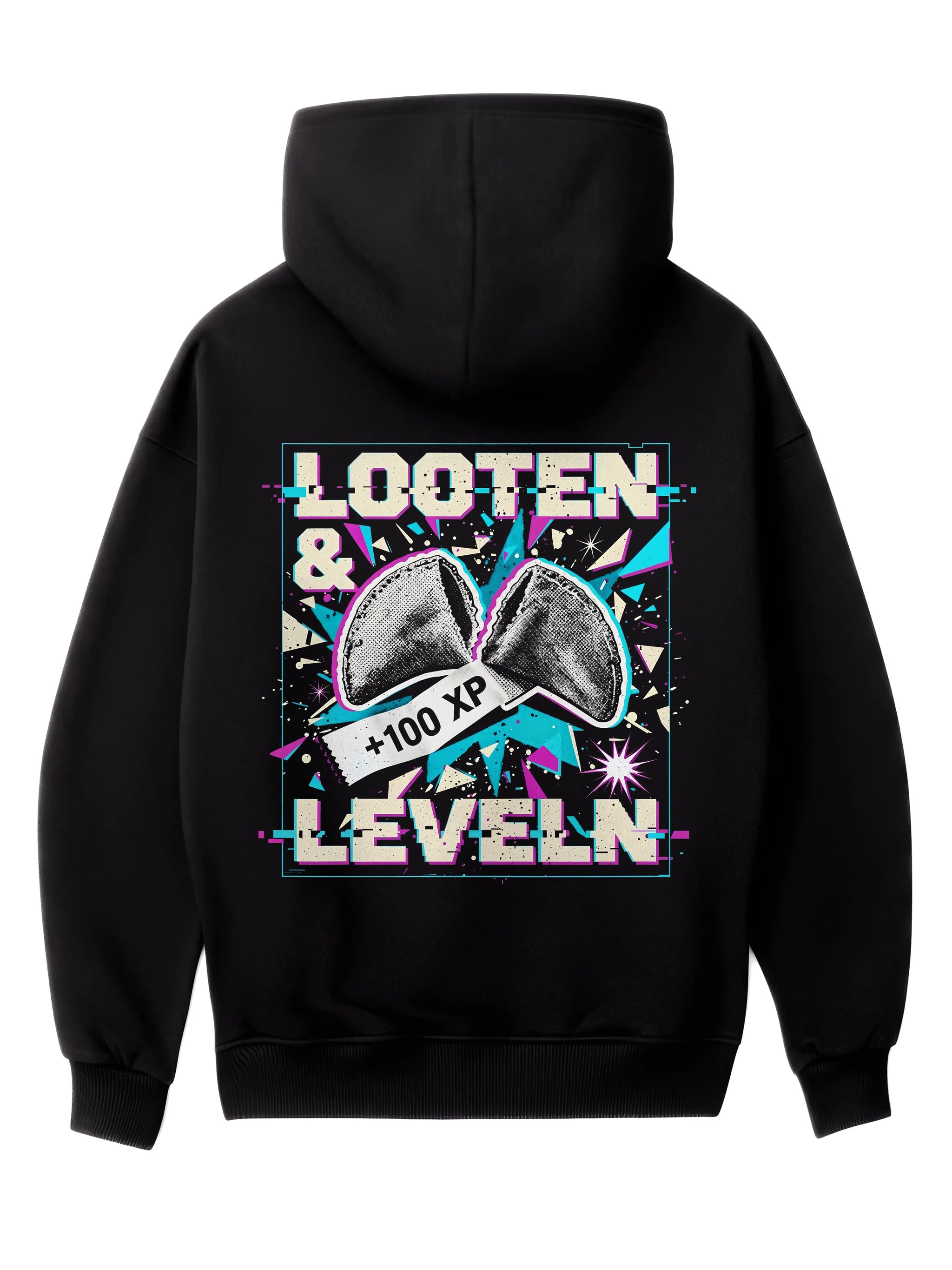 Looten & Leveln - Oversized Gaming Zipper Hoodie