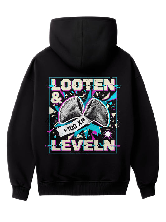 Looten & Leveln - Oversized Gaming Zipper Hoodie