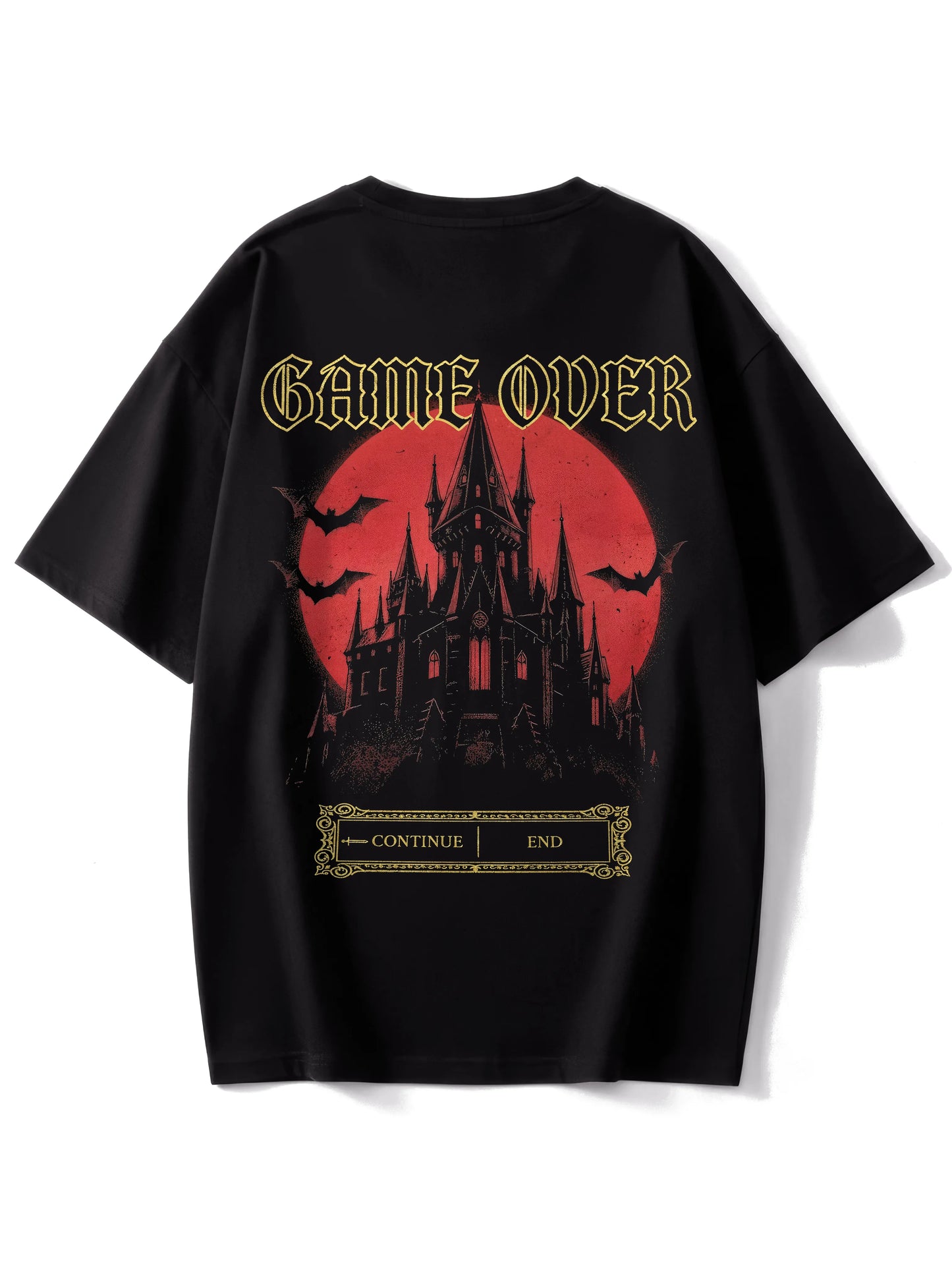 Game Over Castle - Oversized Gaming Shirt