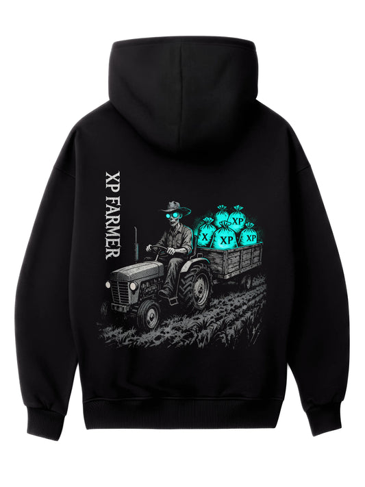 XP Farmer - Oversized Gaming Zipper Hoodie