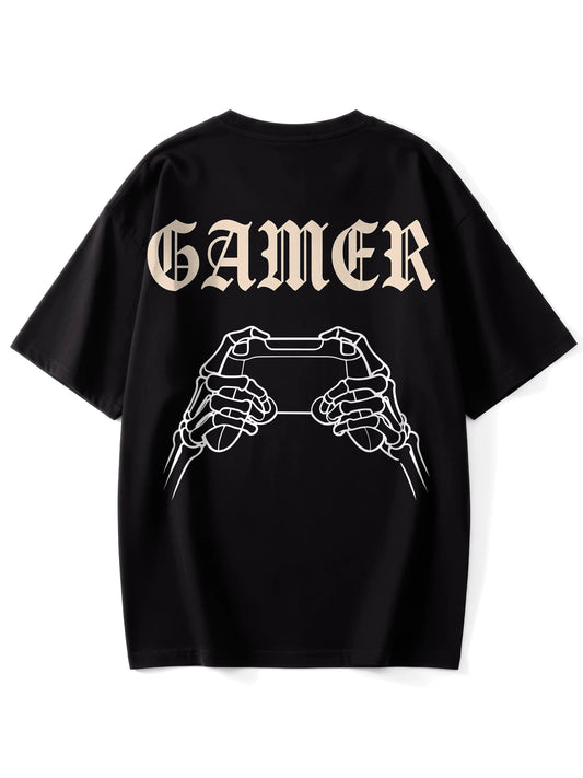 Gamer Skeleton Hands - Oversized Gaming Shirt