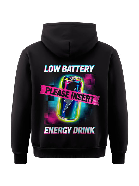 Please Insert Energy Drink - Gaming Hoodie