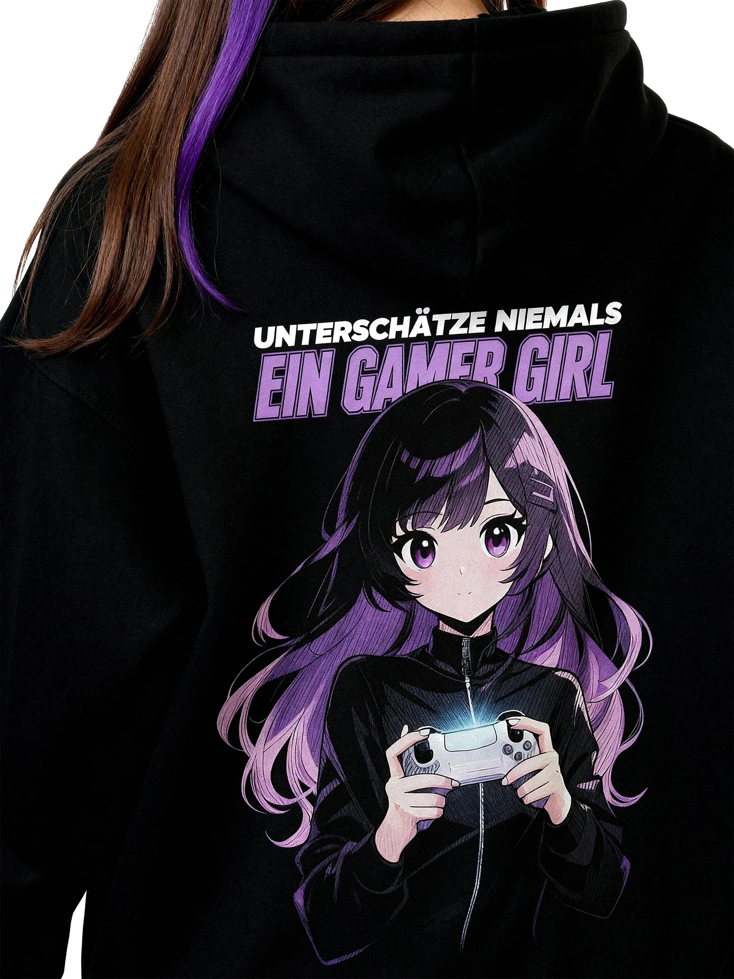 Unterschätze Niemals ein Gamer Girl - Oversized Gaming Hoodie