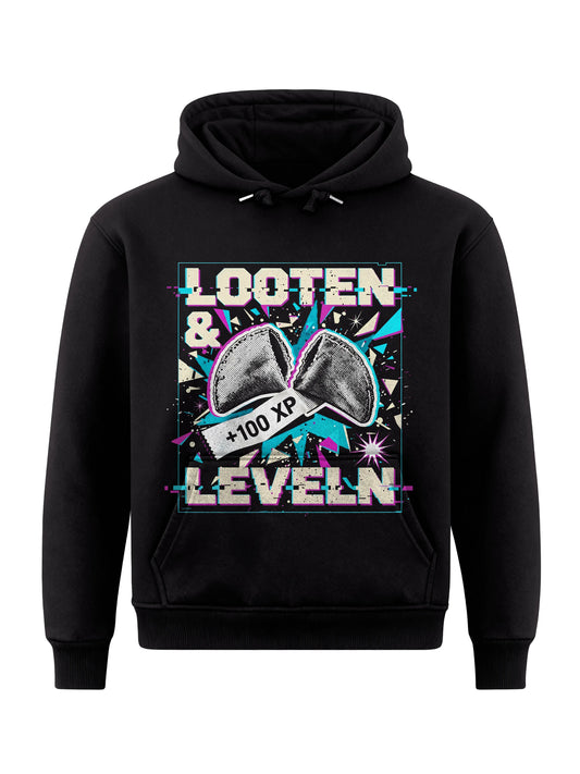 Looten & Leveln - Gaming Hoodie (Frontprint)