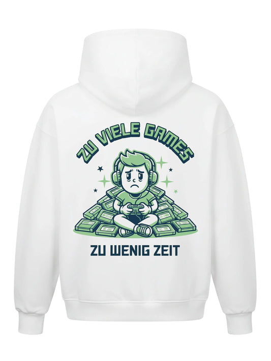 Zu Viele Games - Oversized Gaming Hoodie