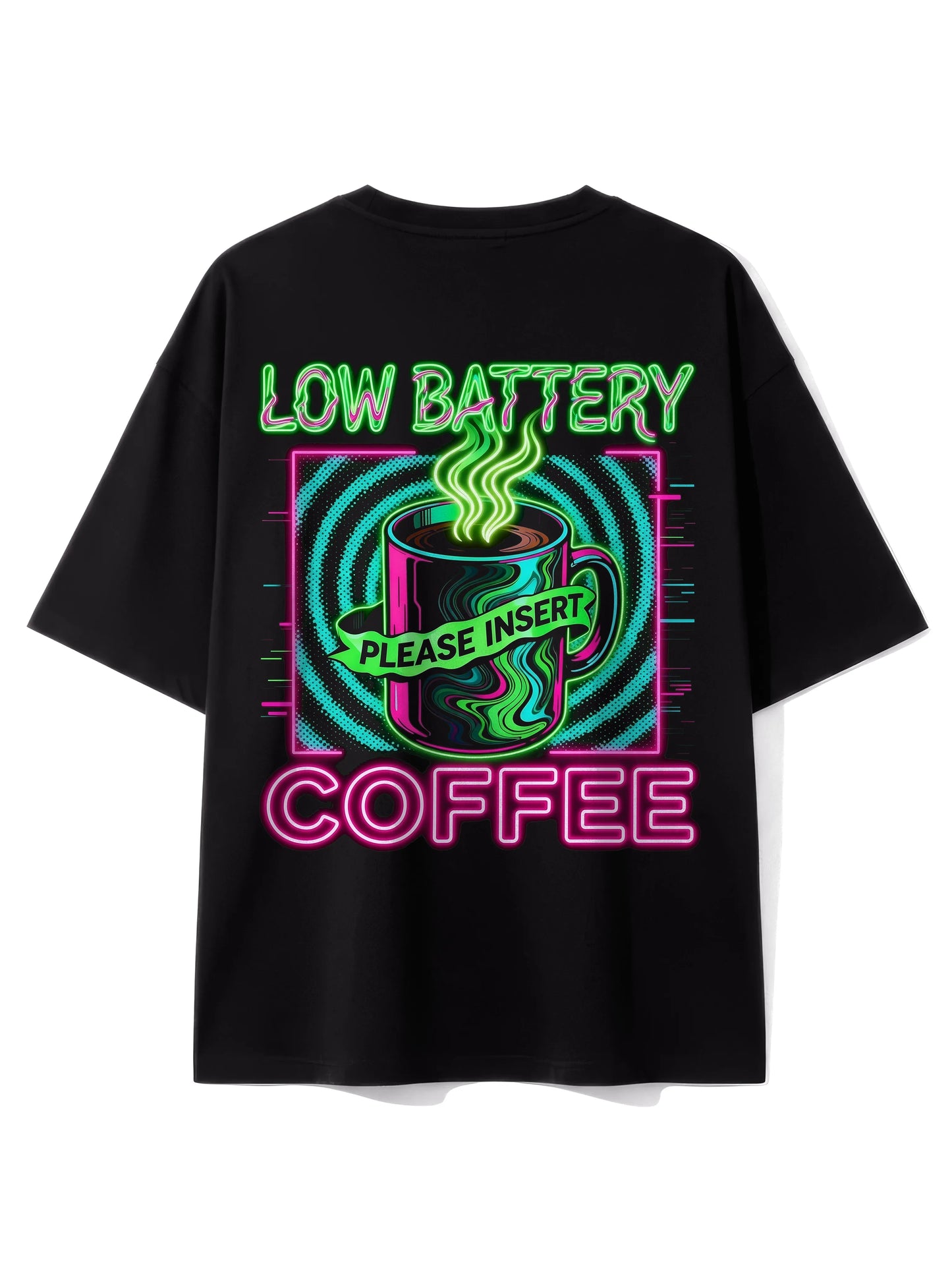 Please Insert Coffee - Oversized Gaming Shirt