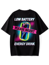Please Insert Energy Drink - Oversized Gaming Shirt