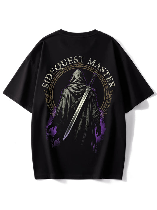 Sidequest Master Back - Oversized Gaming Shirt