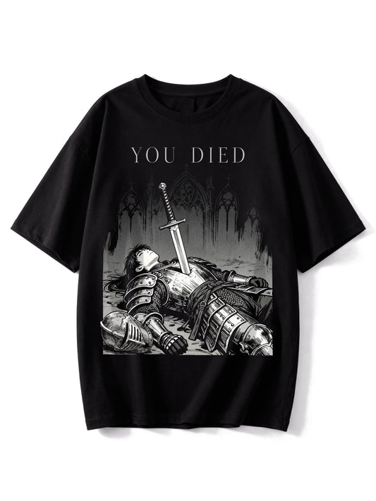 YOU DIED - Oversized Gaming Shirt