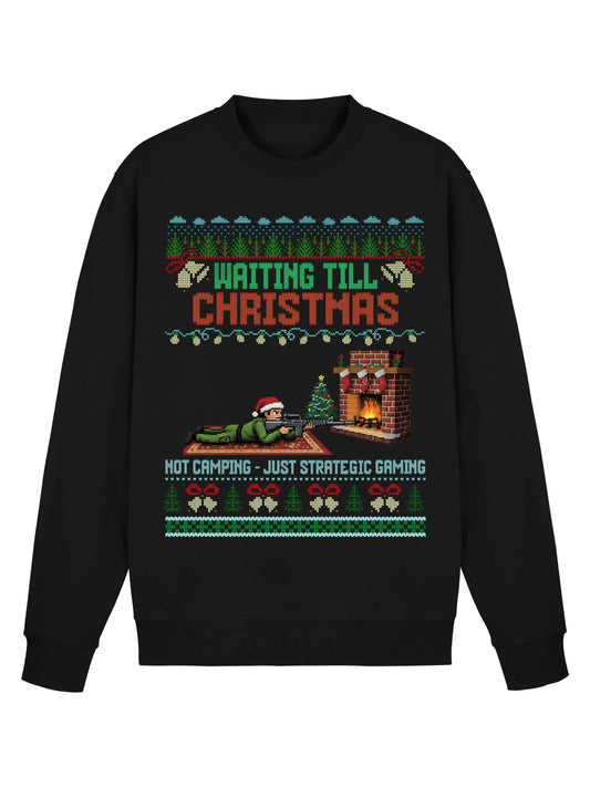 Waiting Till Christmas - Camper - Ugly Christmas Sweater für Gamer