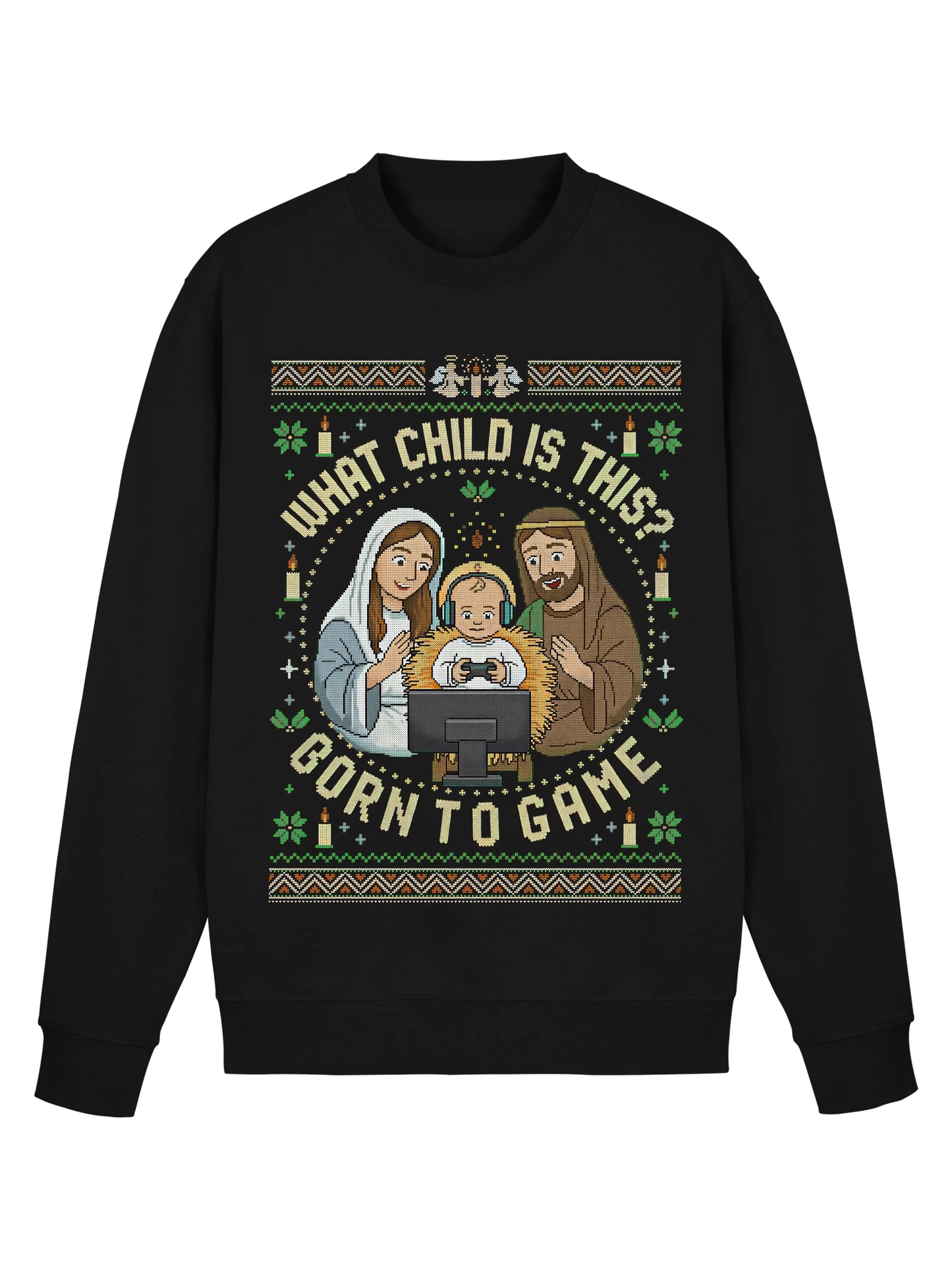 What Child Is This? - Ugly Christmas Sweater für Gamer