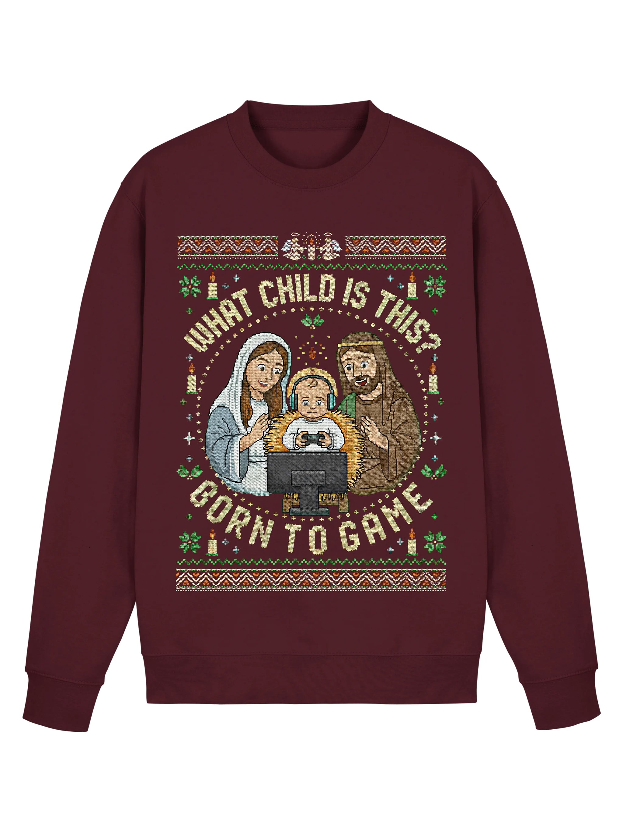 What Child Is This? - Ugly Christmas Sweater für Gamer