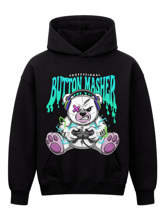 Professional Button Masher - Oversized Gaming Hoodie