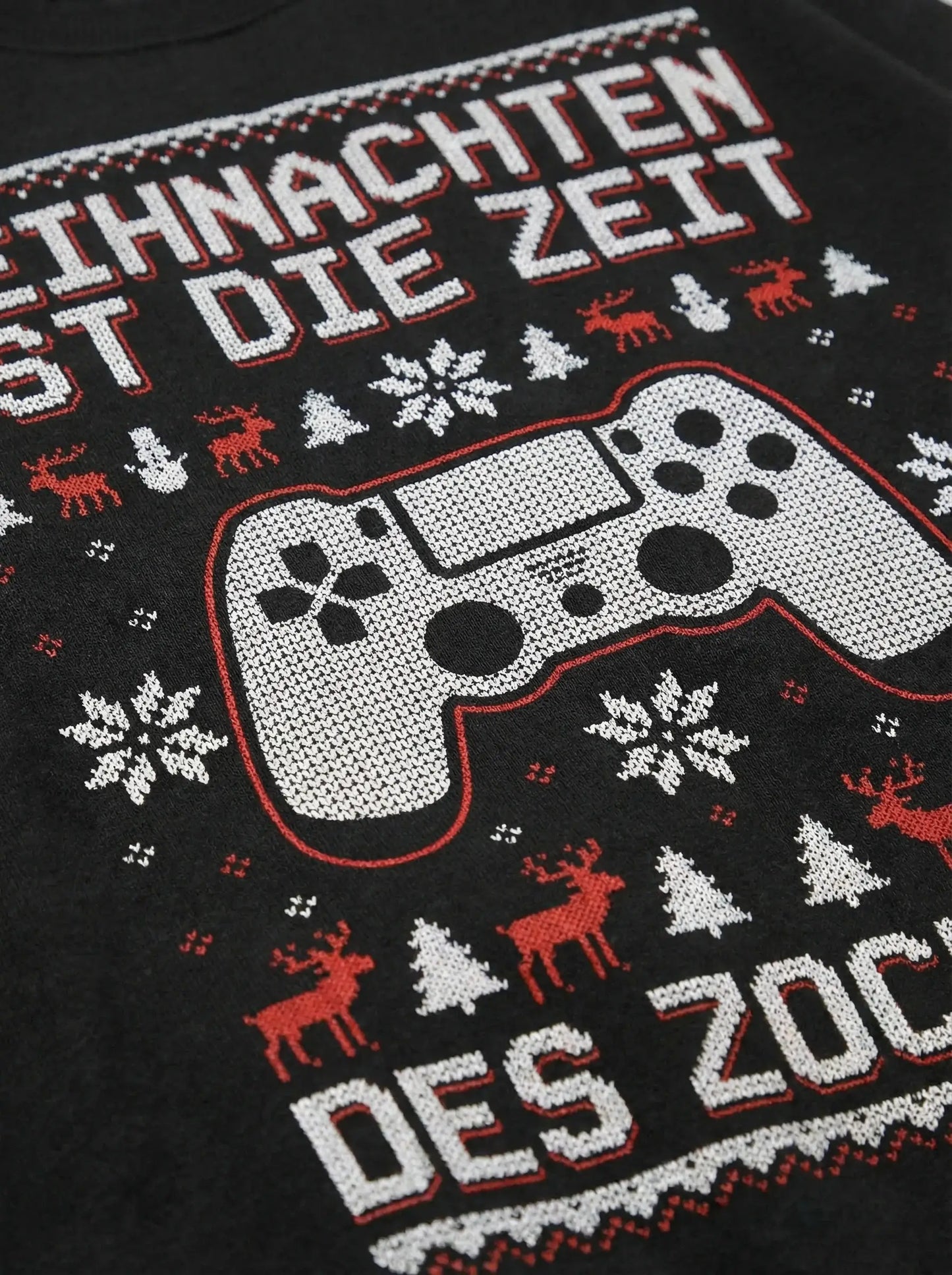Weihnachten ist die Zeit des Zockens Controller - Ugly Christmas Sweater für Gamer