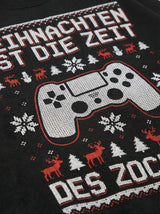 Weihnachten ist die Zeit des Zockens Controller - Ugly Christmas Sweater für Gamer