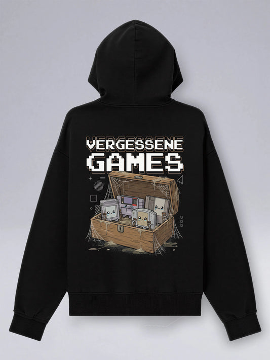 Vergessene Games - Oversized Zipper Hoodie für Gamer