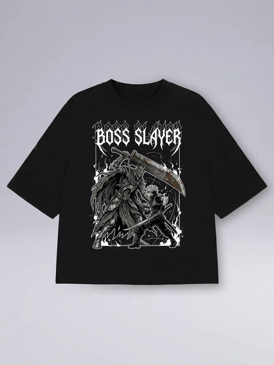 Boss Slayer - Oversized Shirt für Gamer