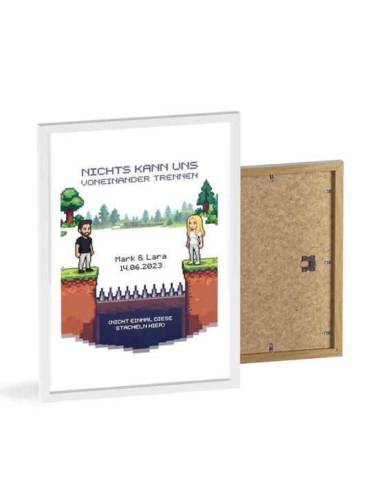 Nichts Kann Uns Trennen - Personalisiertes Bild für Gamer