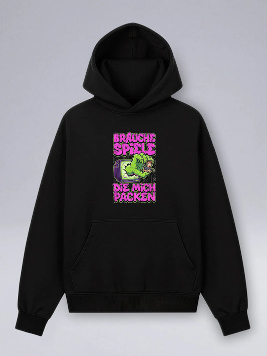 Oversize Hoodie Ohne Kordel Brauche v4