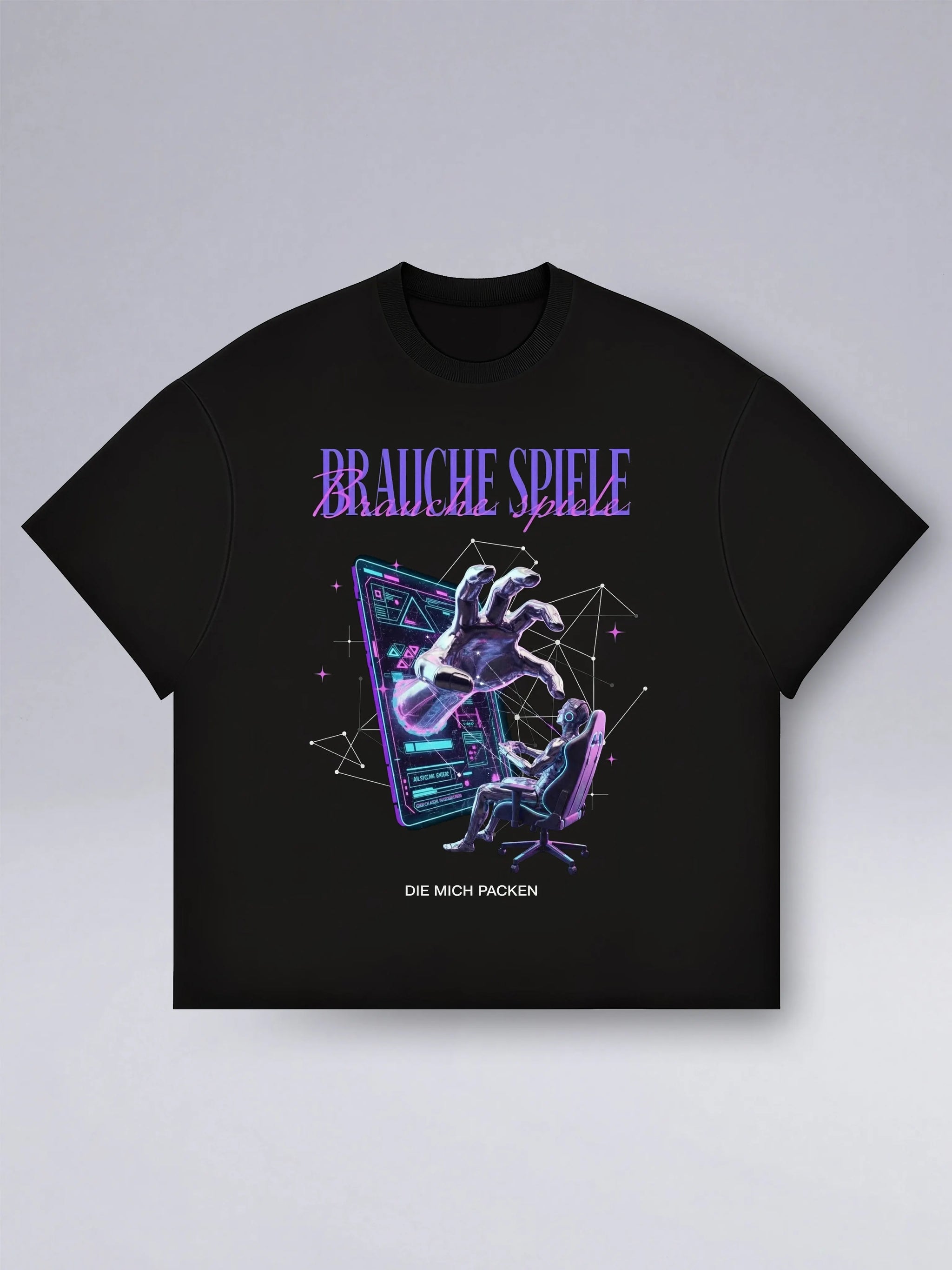 Brauche Spiele - Oversized Shirt für Gamer