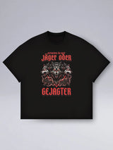 Jäger oder Gejagter - Oversized Shirt für Gamer