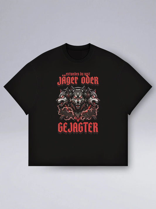 Jäger oder Gejagter - Oversized Shirt für Gamer