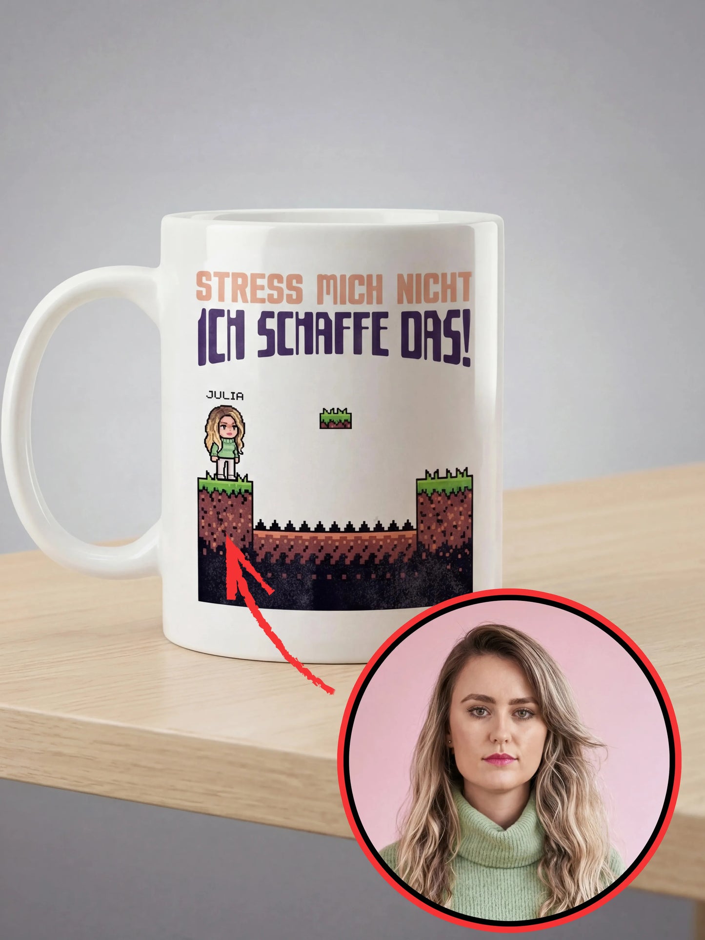 Stress Mich Nicht - Personalisierte Gaming Tasse