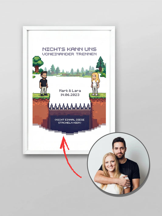 Nichts Kann Uns Trennen - Personalisiertes Bild für Gamer