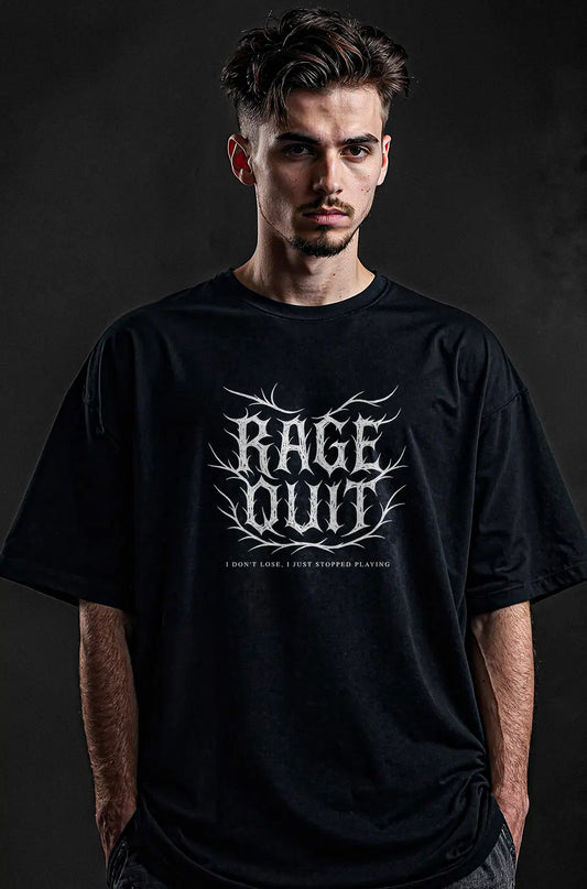 Rage Quit - Gaming Shirt - Oversize Fit