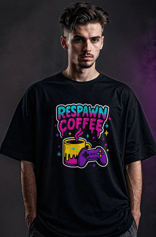 Respawn Coffee - Gaming Shirt - Oversize Fit