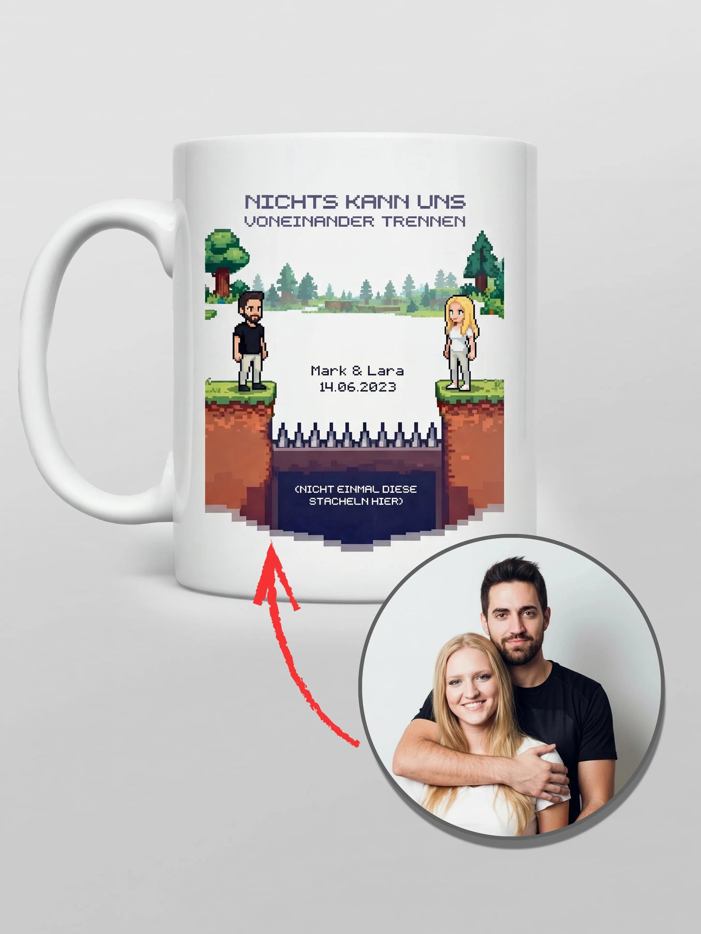 Nichts Kann Uns Trennen - Personalisierte Tasse