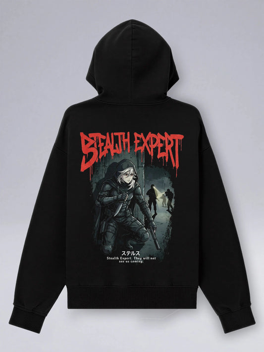Stealth Master - Oversized Zipper Hoodie für Gamer